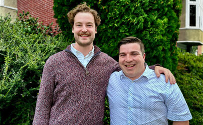 John Cook and Jake Wilmott are SMUS alumni who are returning as faculty for the 2024-25 school year.