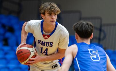 Senior Boys Basketball provincials Jack Driscoll