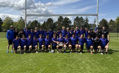 Senior Boys Rugby Team Island Champions 2025 Team Photo