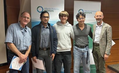 Andrei Marti '27 at Alberta Diabetes Event