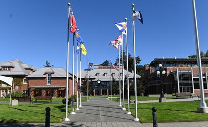 SMUS flagpoles