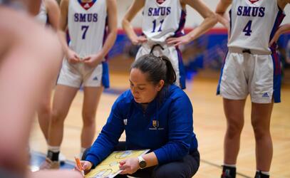 Senior Girls Basketball coach Lindsay Brooke