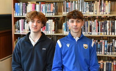 Photo of Ethan Curtis and Dominic Ely