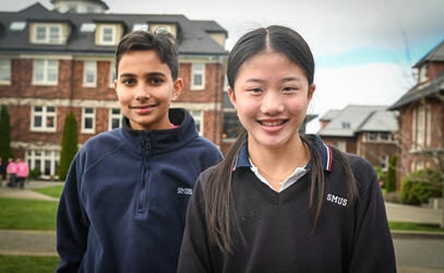 Isaiah Pereira and Michaela Yee - YES Award Winners