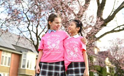 Middle Pink Shirt Day Evelyn Edwards Viviana Xin