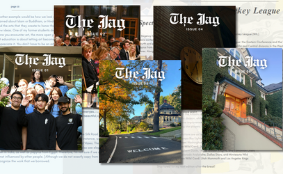 A collection of The Jag issues