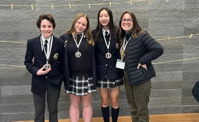 Middle School students compete at the ISABC Future Prize held at York House School