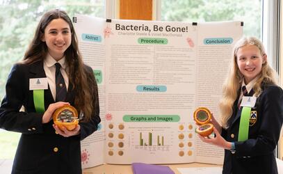 Middle School Science Fair - Regionals Charlotte Steele Violette McDonald