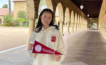 Cindy Chen visits Stanford