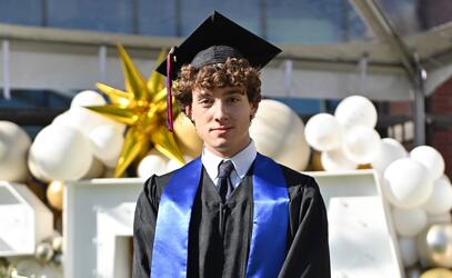 Senior Valedictorian Ethan Curtis