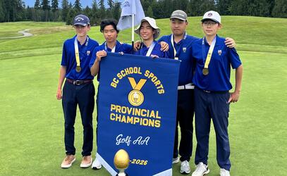 Senior Golf Provincial BCSS AA Champions