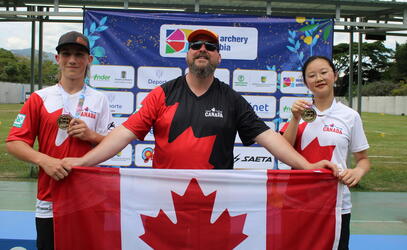 Joy Yuan '31 wins gold at Pan Am Archery Competition