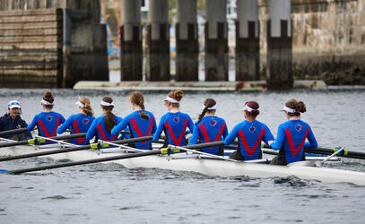 SMUS rowing Michaela Yee coxswain