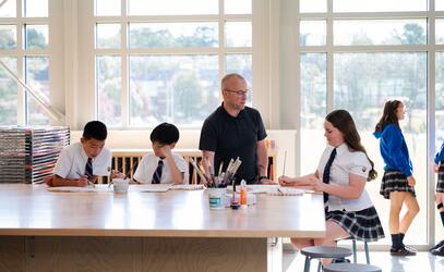Middle School Considine Annex Art Room
