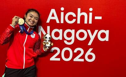 Alumni Brooke Herring '18 at Asian Games Squash