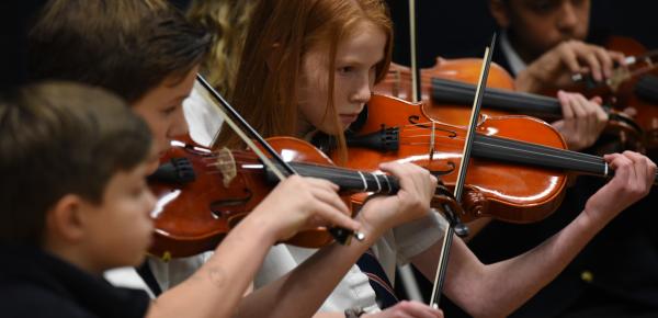 Middle School strings concert