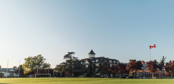 Richmond campus from the school field