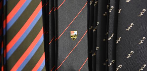 A selection of ties in the Campus Shop
