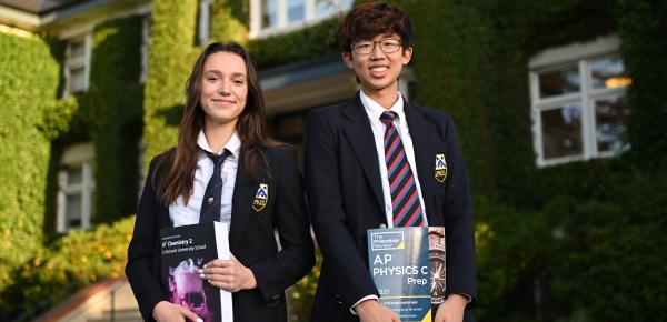 Senior School AP students outside School House