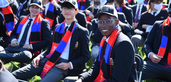 Senior School students at the Jubilee ceremony
