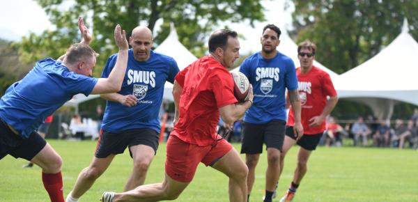 Alumni Weekend rugby match