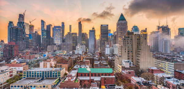 Hell's Kitchen Skyline at dusk