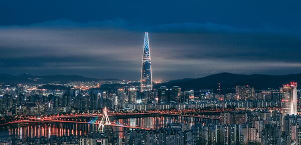 Seoul at night
