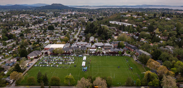 SMUS Campus from a drone