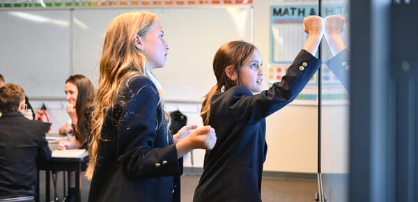 Middle School Students in the Classroom