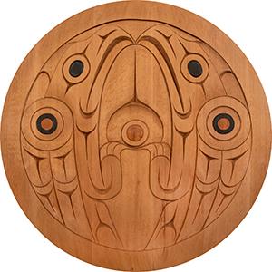  Thunder Song spindle whorl, Service pillar