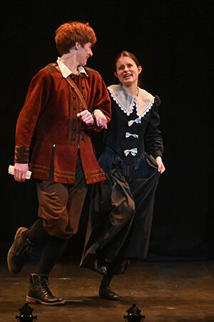 Chelsea dances during a performance on stage