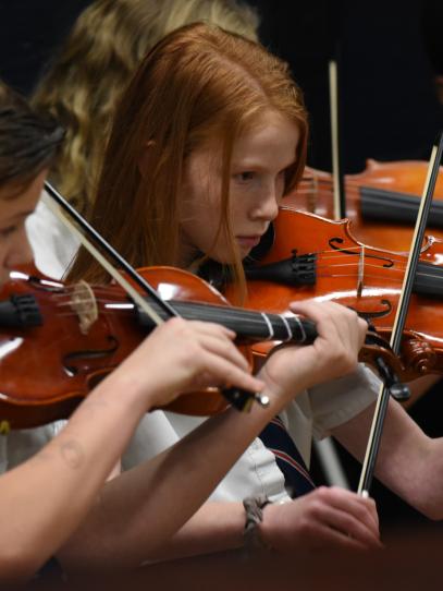 Middle School strings concert