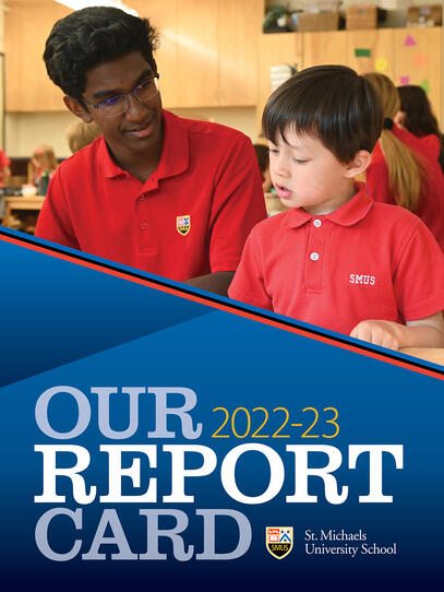 Our Report Card 2022-23 cover graphic image