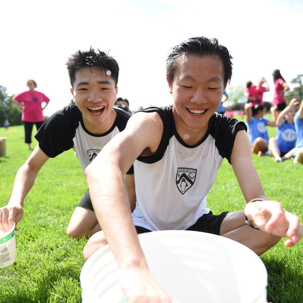 Boarding house games on the field