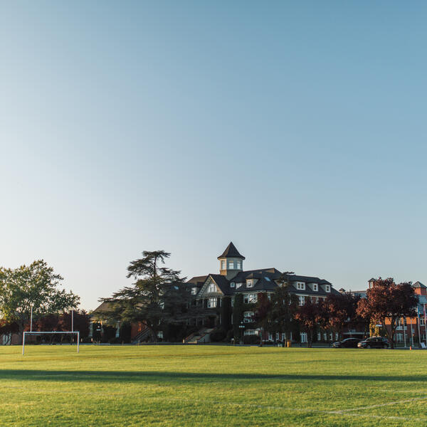 Richmond campus from the school field