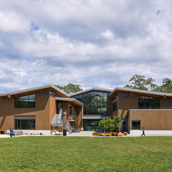 An exterior shot of the Junior School Annex