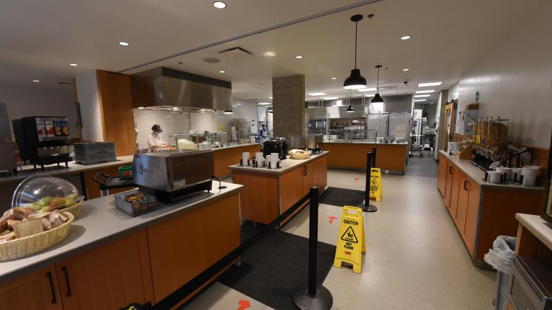 Catering facilities in Graves Hall