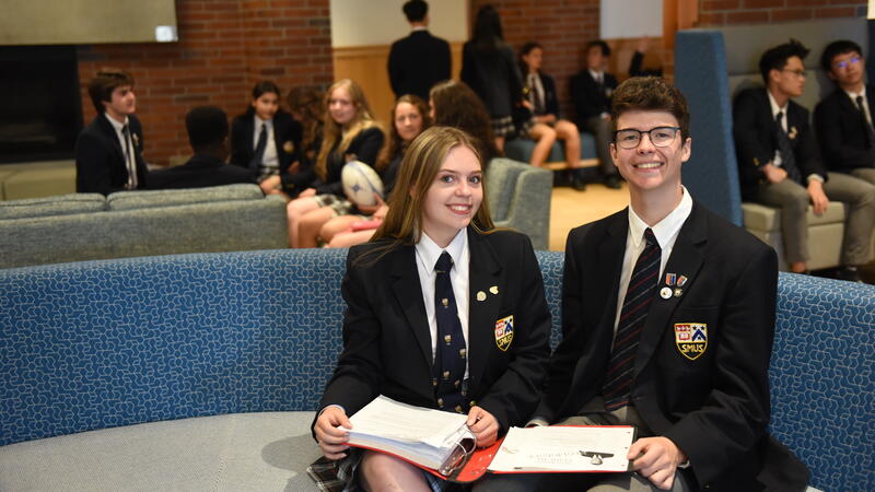 Students in the Student Commons