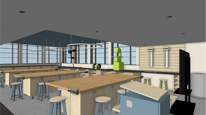 Middle School Construction - STEAM Room