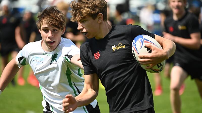 Junior Boys Rugby on Alumni Weekend