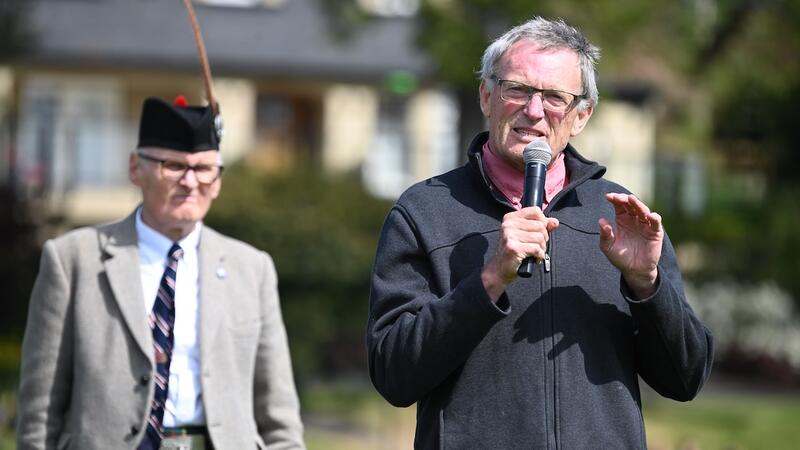 Ian Hyde-Lay giving speech 