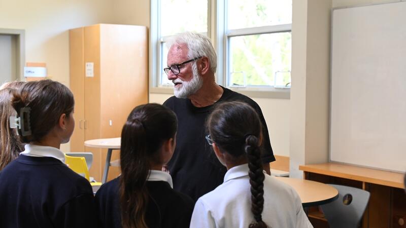 Junior Grade 4 visit with Crew of One Ocean