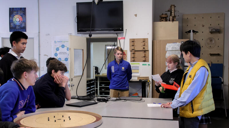 Senior STEAM Engineering students