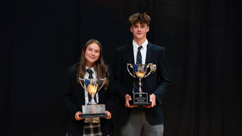 Senior Athletes of the Year Avery Geddes Davis Hardy 