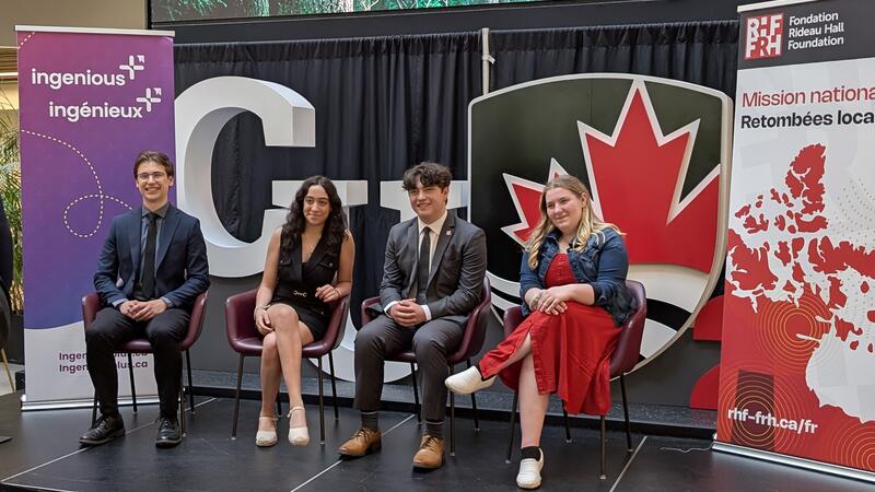 Liam Pope-Lau on a trip to Ottawa for Canada Innovation Week
