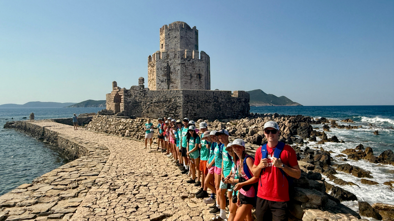 SMUS Grade 8 students in Greece 