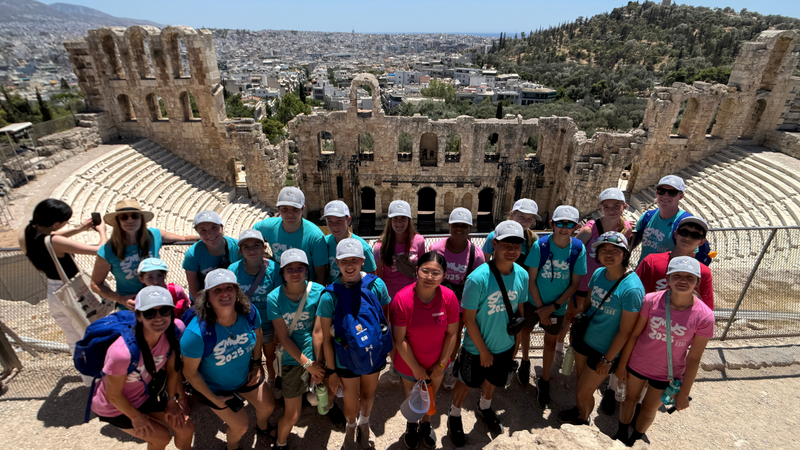 SMUS Grade 8 students in Greece 