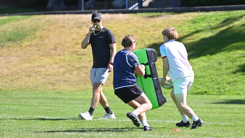 Drills at Rugby Overnight Camp 2025