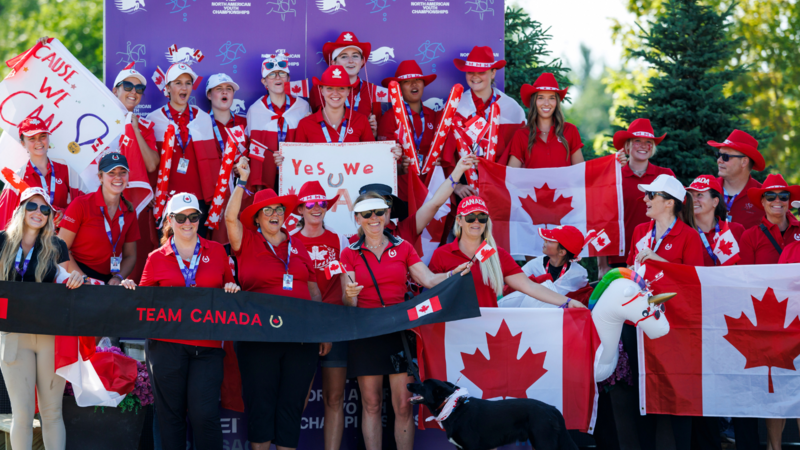 Team Canada at North American Youth Dressage Championship