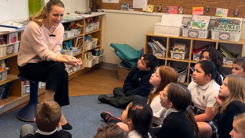JS Grade 4 teacher Nicky Newsome